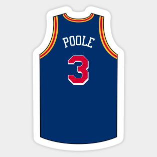 Jordan Poole Golden State Jersey Qiangy Sticker